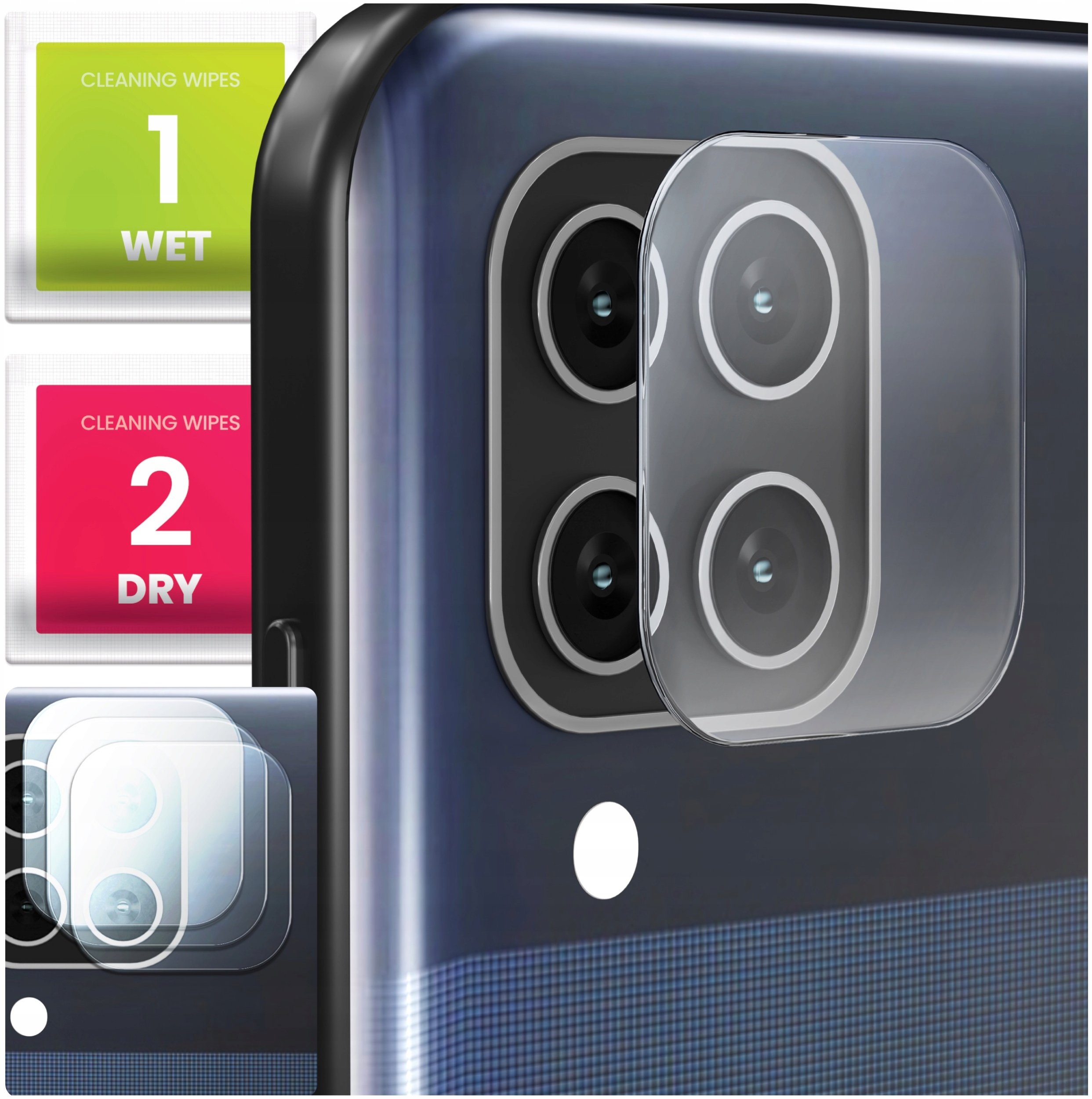 3-PAK Szkło Na Aparat Do Samsung Galaxy A42 5G (Hartowane, Na Obiektyw, 9H)