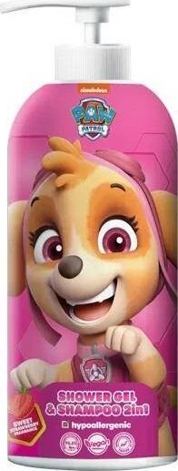 Paw Patrol Skye żel pod prysznic i szampon 2w1 Truskawka 1000ml