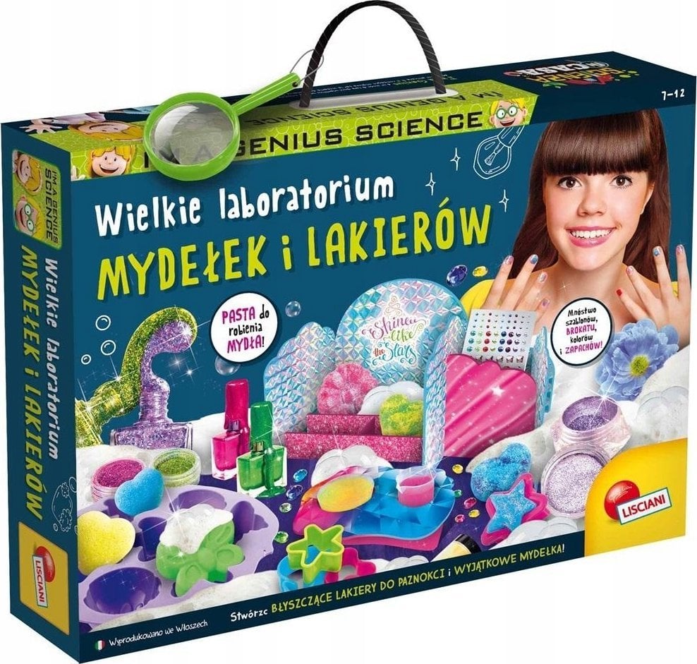 Lisciani LISCIANI I"M A GENIUS WIELKIE LABORATORIUM MYDEŁEK I LAKIERÓW