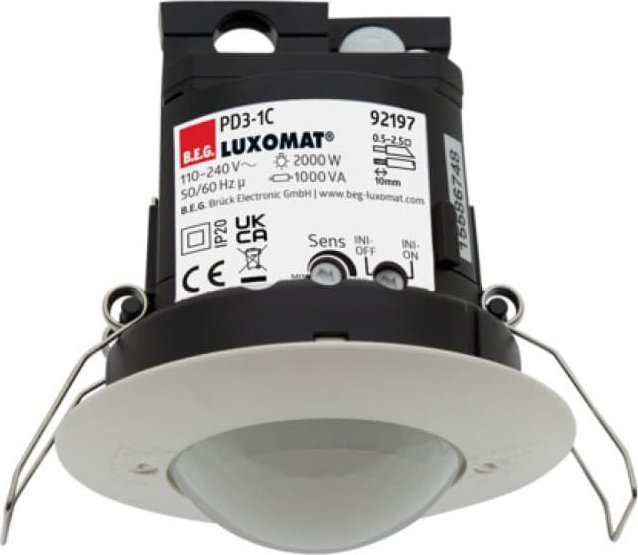 BEG Czujnik obecności 2000W 360st. IP20 PD3-1C-FC 92197