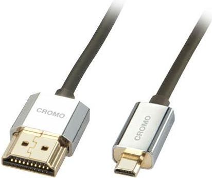 Kabel Lindy HDMI Micro - HDMI 0.5m srebrny (41680)
