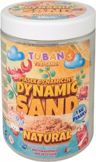 TUBAN Piasek dynamiczny naturalny 1kg