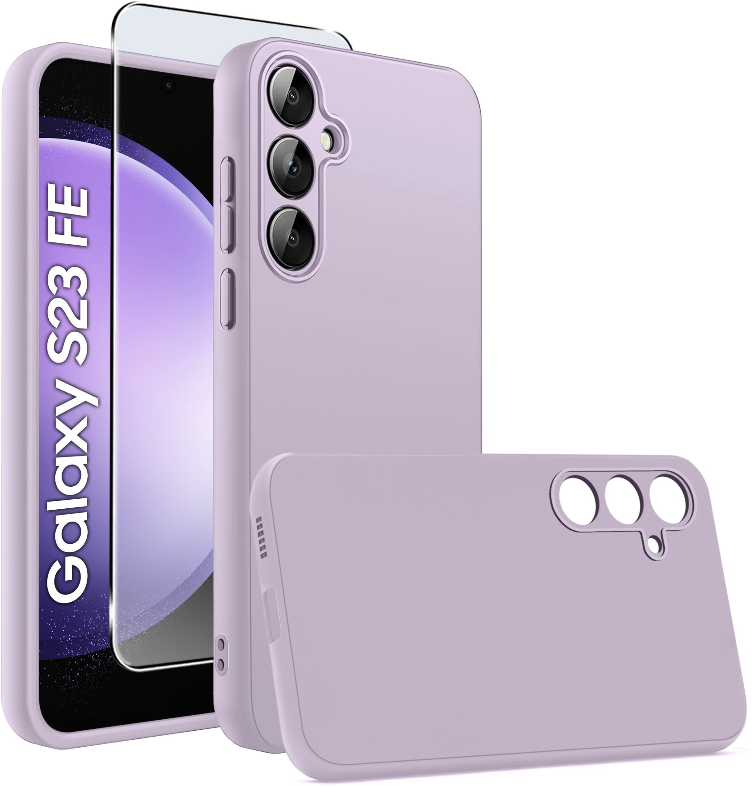 ETUI do Samsung Galaxy S23 FE CASE MATT + SZKŁO 9H