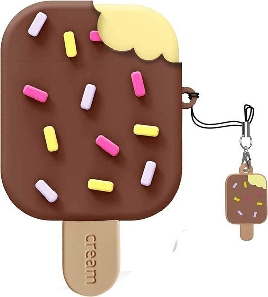 GEL ETUI AIRPODS PRO 2 SŁUCHAWKI POKROWIEC LÓD CZEKOLADA