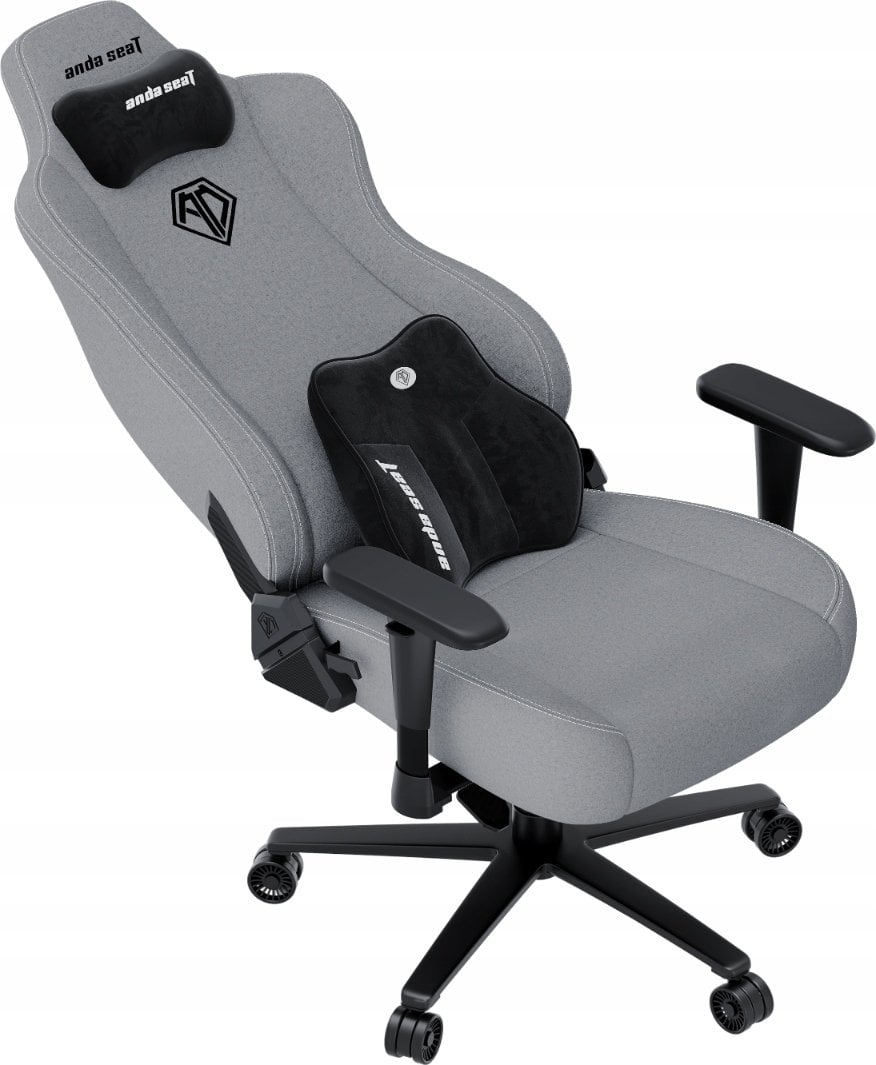 Fotel Anda Seat Fotel gamingowy Novis Plus XL szary obrotowy