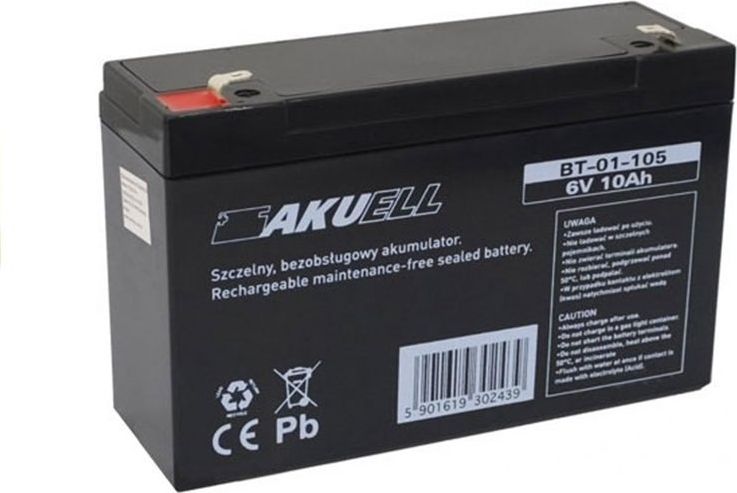 Lean Sport Akumulator Żelowy 6V10Ah Do Auta Na Akumulator