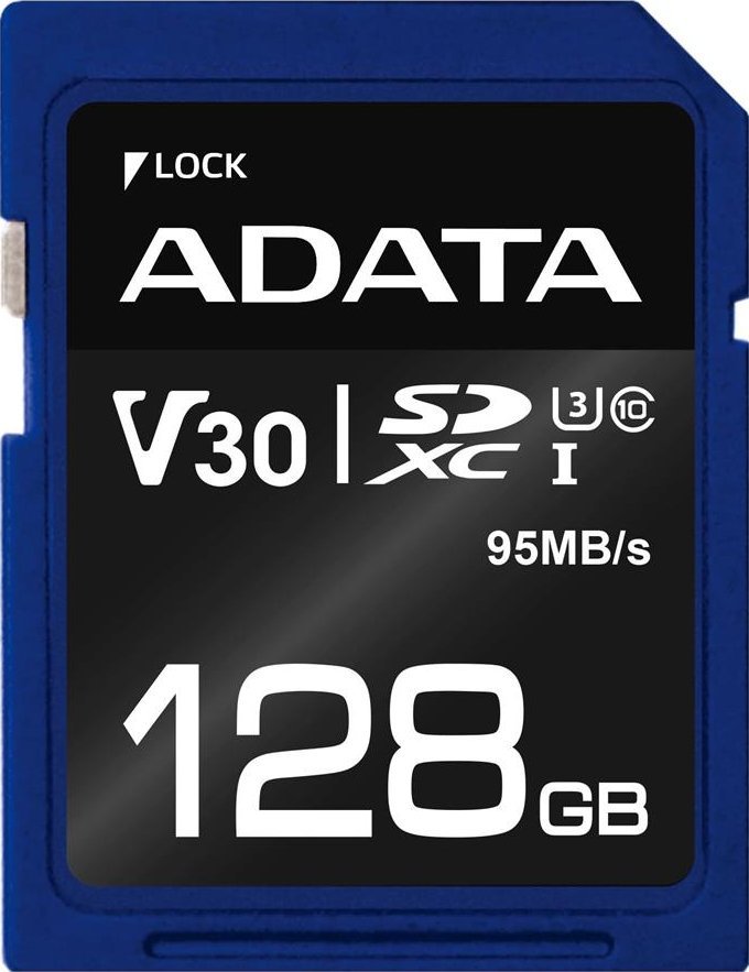 Karta ADATA Premier Pro SDXC 128 GB Class 10 UHS-I/U3 V30 (ASDX128GUI3V30S-R)