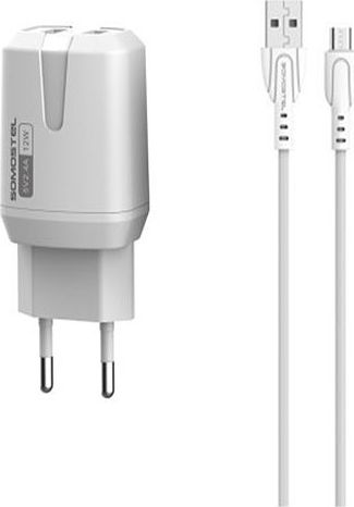 Ładowarka Somostel SMS-A139 2x USB-A 2.4 A (28235)