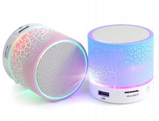 Głośnik przenośny głośnik bt biały 3 W