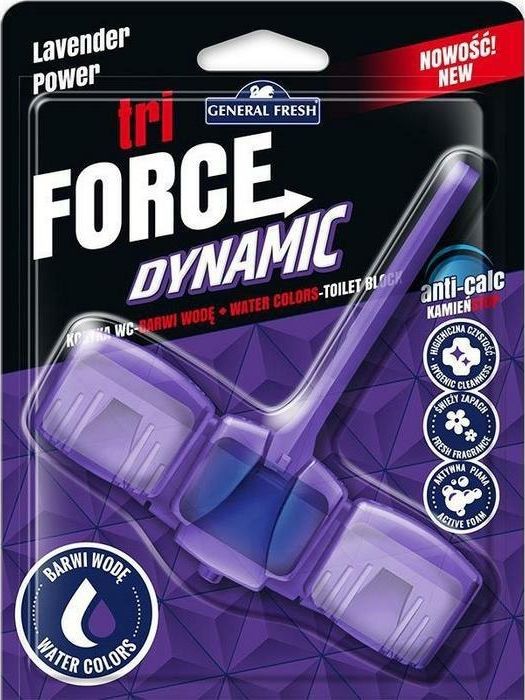 General Fresh Kostka Do Wc Barwiąca Wodę 45g Lavender General