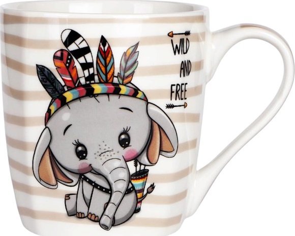 Kubek porcelanowy 300 ml Indiana Słonik