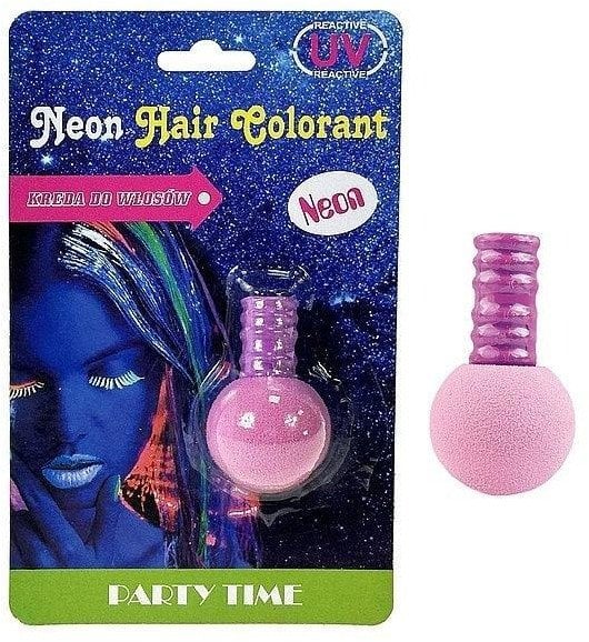 Kreda do malowania włosów UV różowa