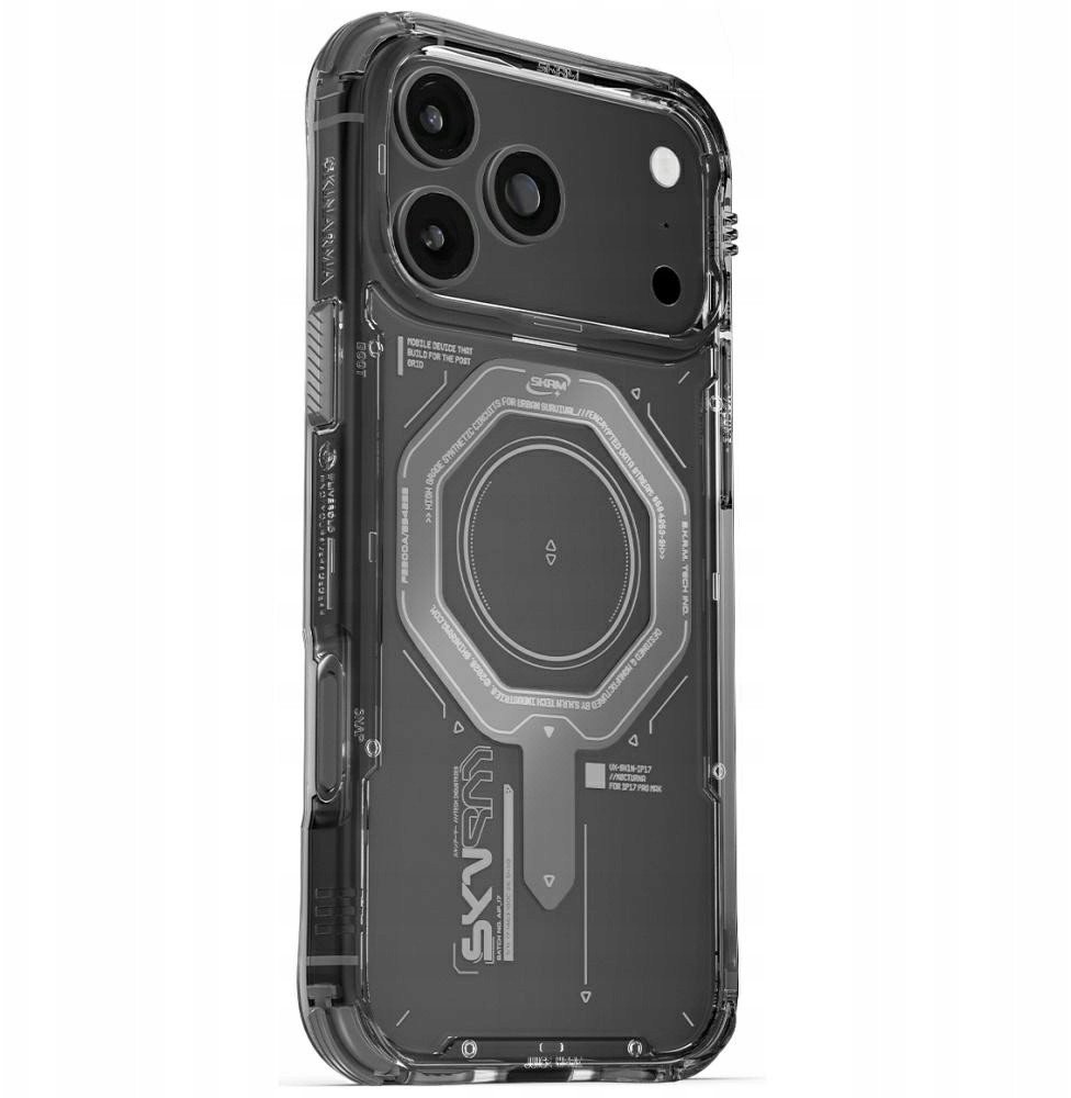 Skinarma Magma Case for iPhone 17 Pro Max Magnetic Charging Graphite