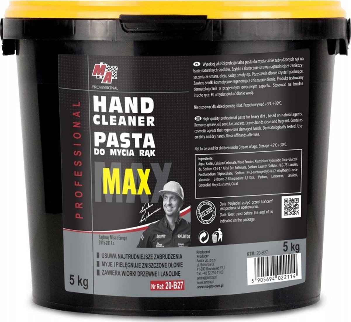 Osram MA PROFESSIONAL Pasta do Mycia Czyszczenia Rąk z Wórkami Drzew 5kg