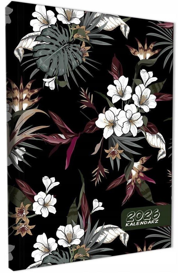 Kalendarz 2026 A5 dzienny sb/nd osobno Kwiaty