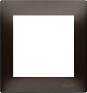 Kontakt-Simon Ramka 1-krotna 54 Premium do puszek karton-gips brąz mat metalizowany (DRK1/46)