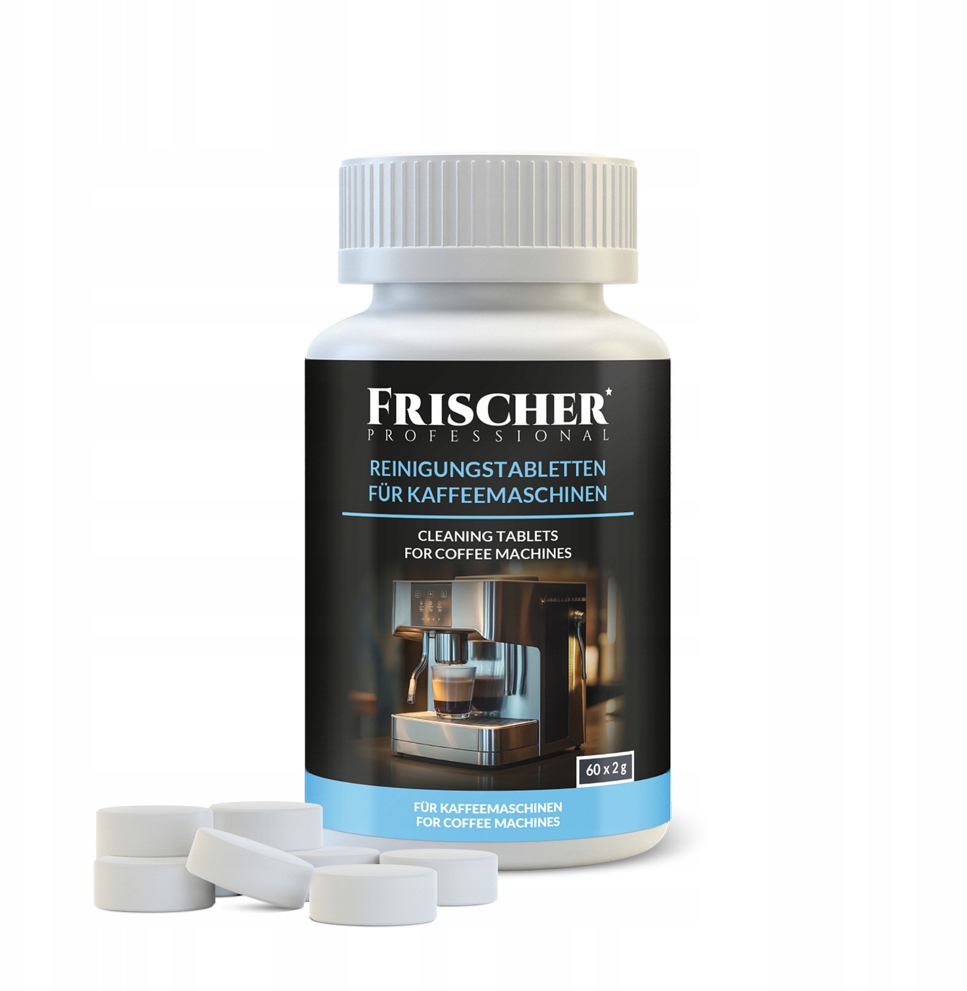Tabletki czyszczące do ekspresów Frischer 60szt O16mm