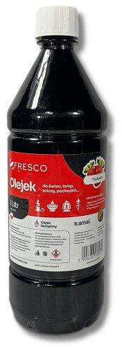 Paliwo olej do lamp, pochodni i świec 1,0L TRUSKAWKA