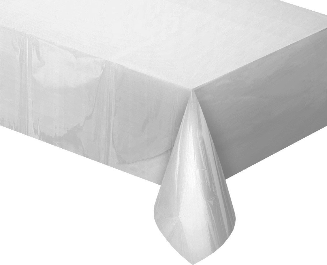 GoDan Obrus foliowy, metaliczny srebrny 137x183cm