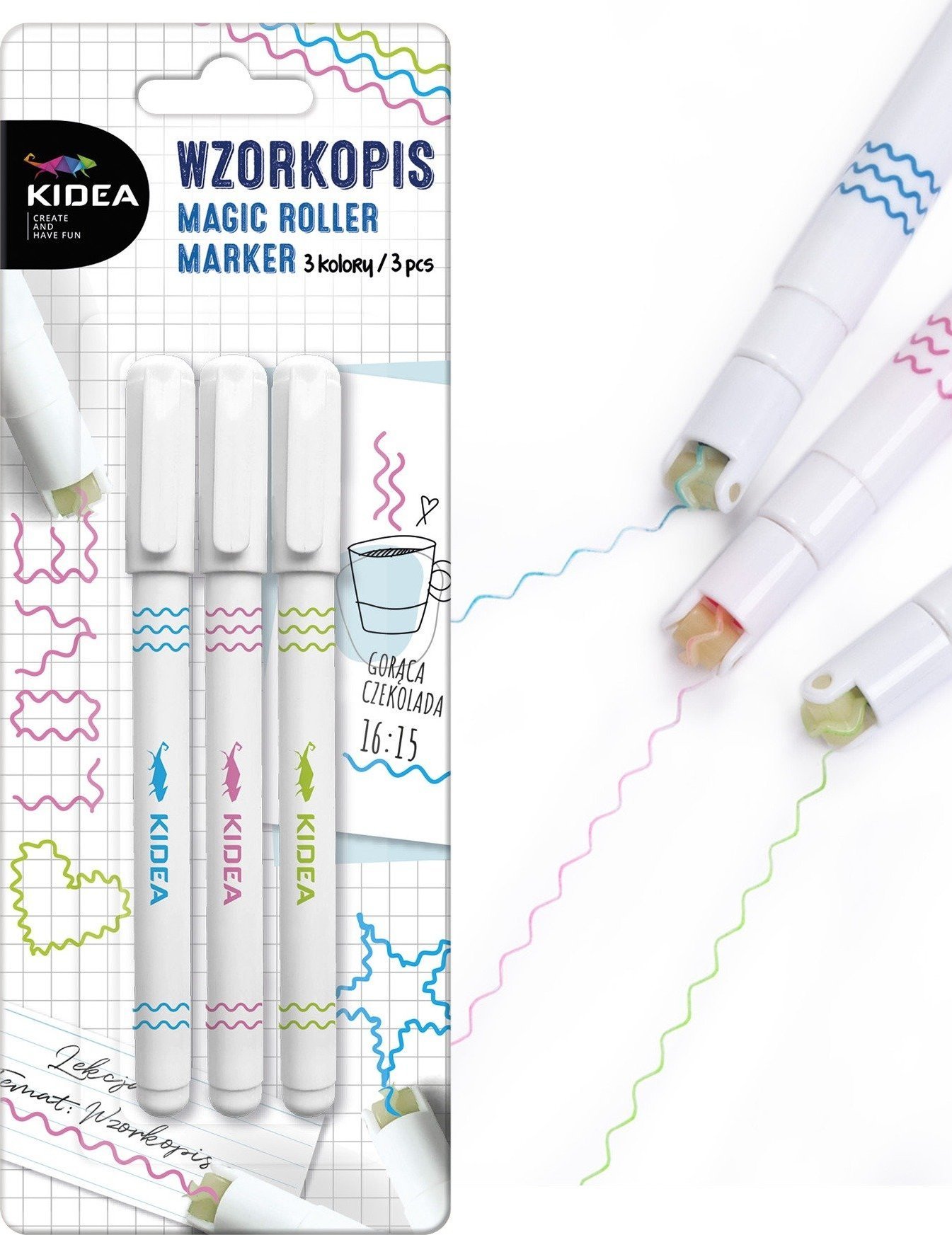 Derform MARKER MAGIC pattern description 3KOL KIDEA DERF B/C