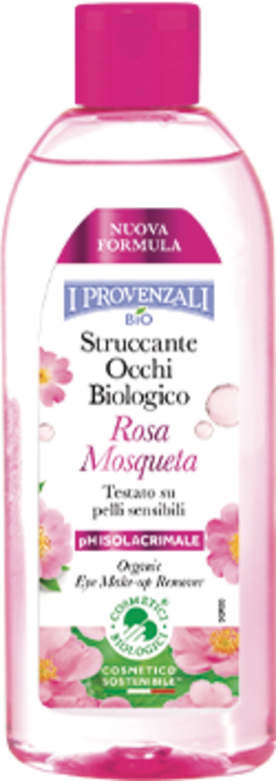 I Provenzali Rosa Mosqueta Organiczny płyn do demakijażu oczu 150ml