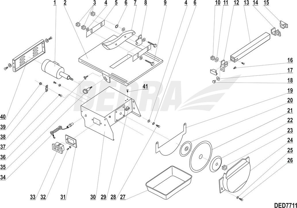 Dedra Stół roboczy