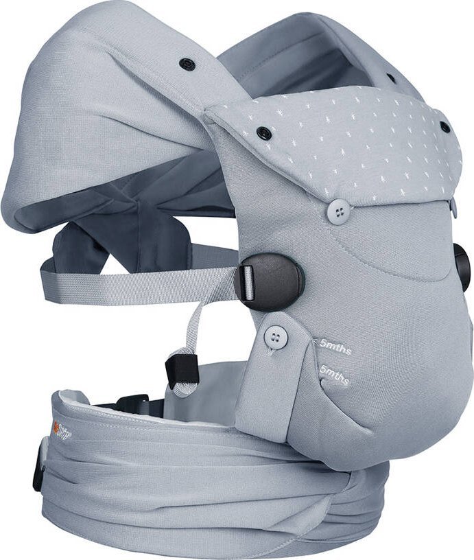 BeSafe Nosidełko BeSafe Newborn Haven - Jasny szary Regulowane