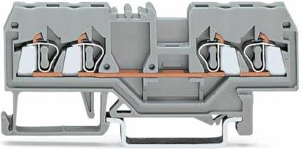 Wago Złączka szynowa 4-przewodowa 2,5mm2 czarna (280-831)