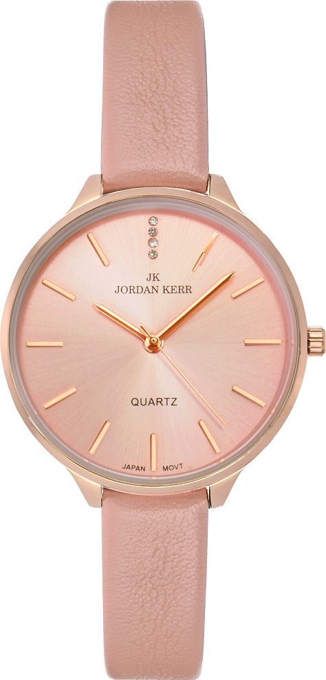 Zegarek Jordan Kerr Zegarek damski LABI I2032 różowy