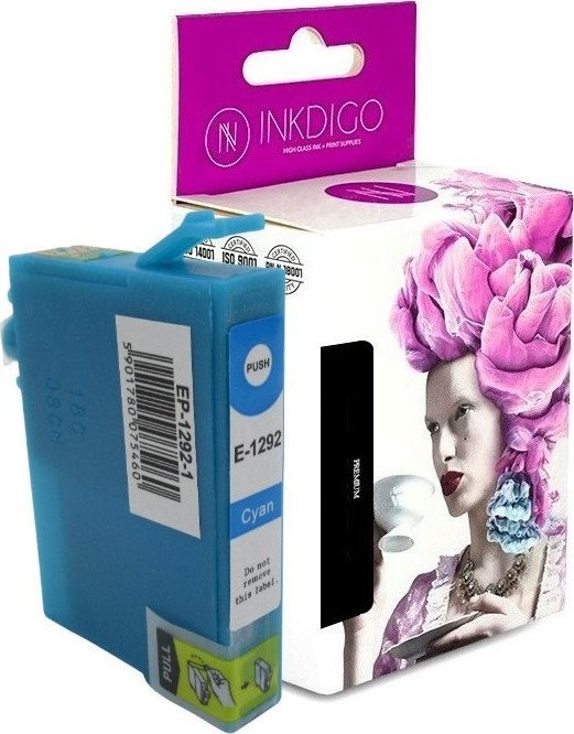 Tusz Epson Tusz INKDIGO do EPSON T1292 Cyan