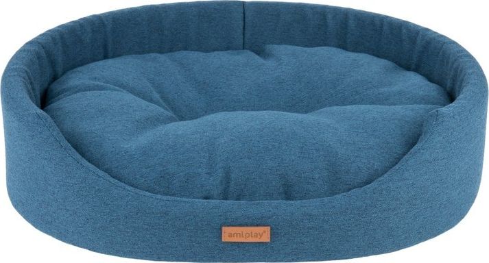 Ami Play AMIPLAY- Legowisko owalne Montana niebieskie- M
