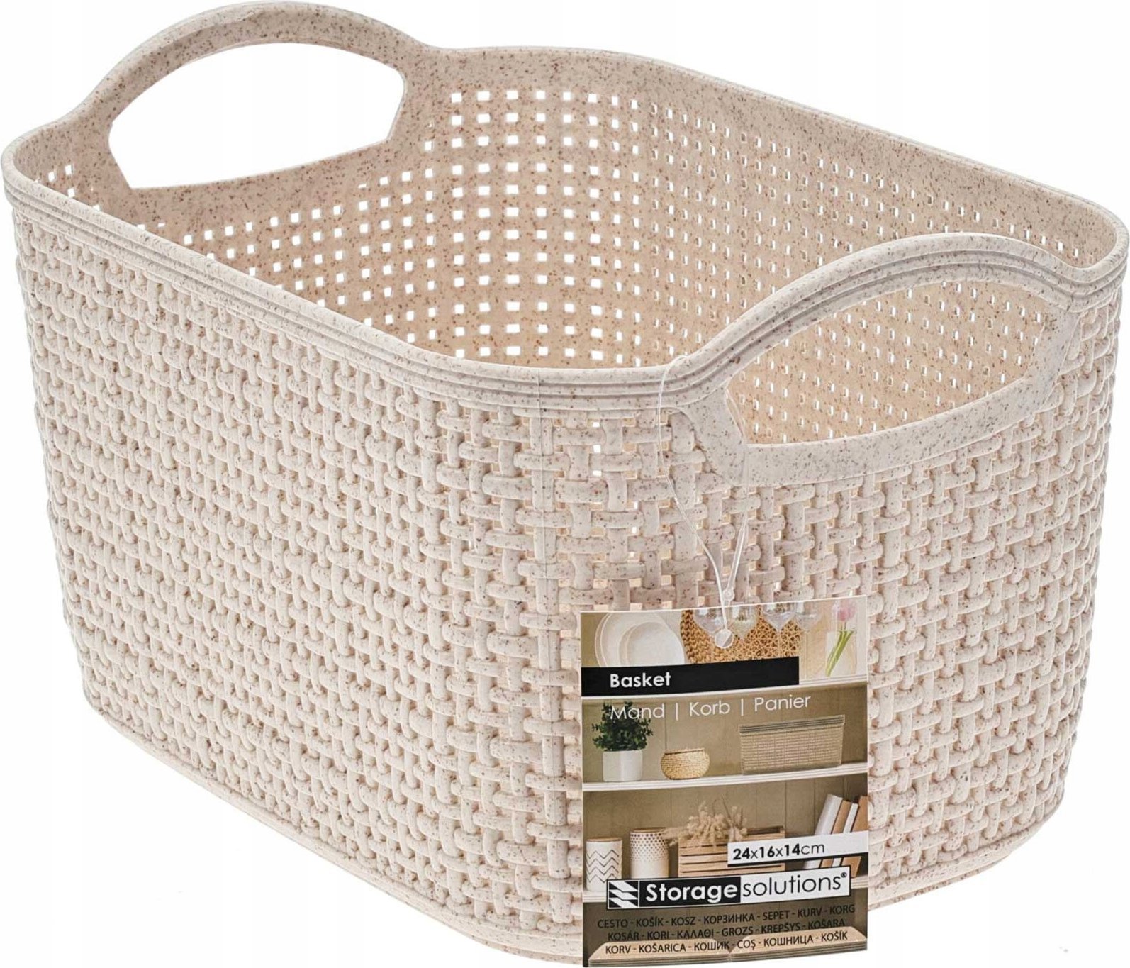 Plastikowy koszyk do organizacji, 24 x 16 x 14 cm