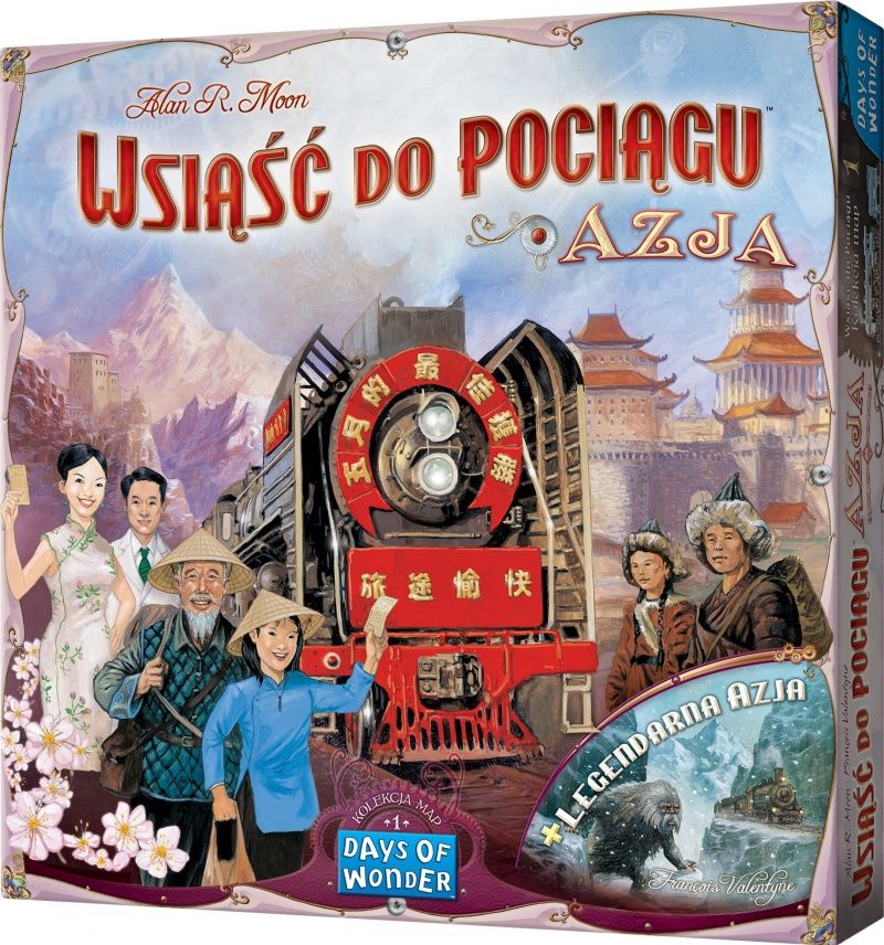 Rebel Dodatek do gry Wsiąść do Pociągu: Kolekcja Map 1 Azja