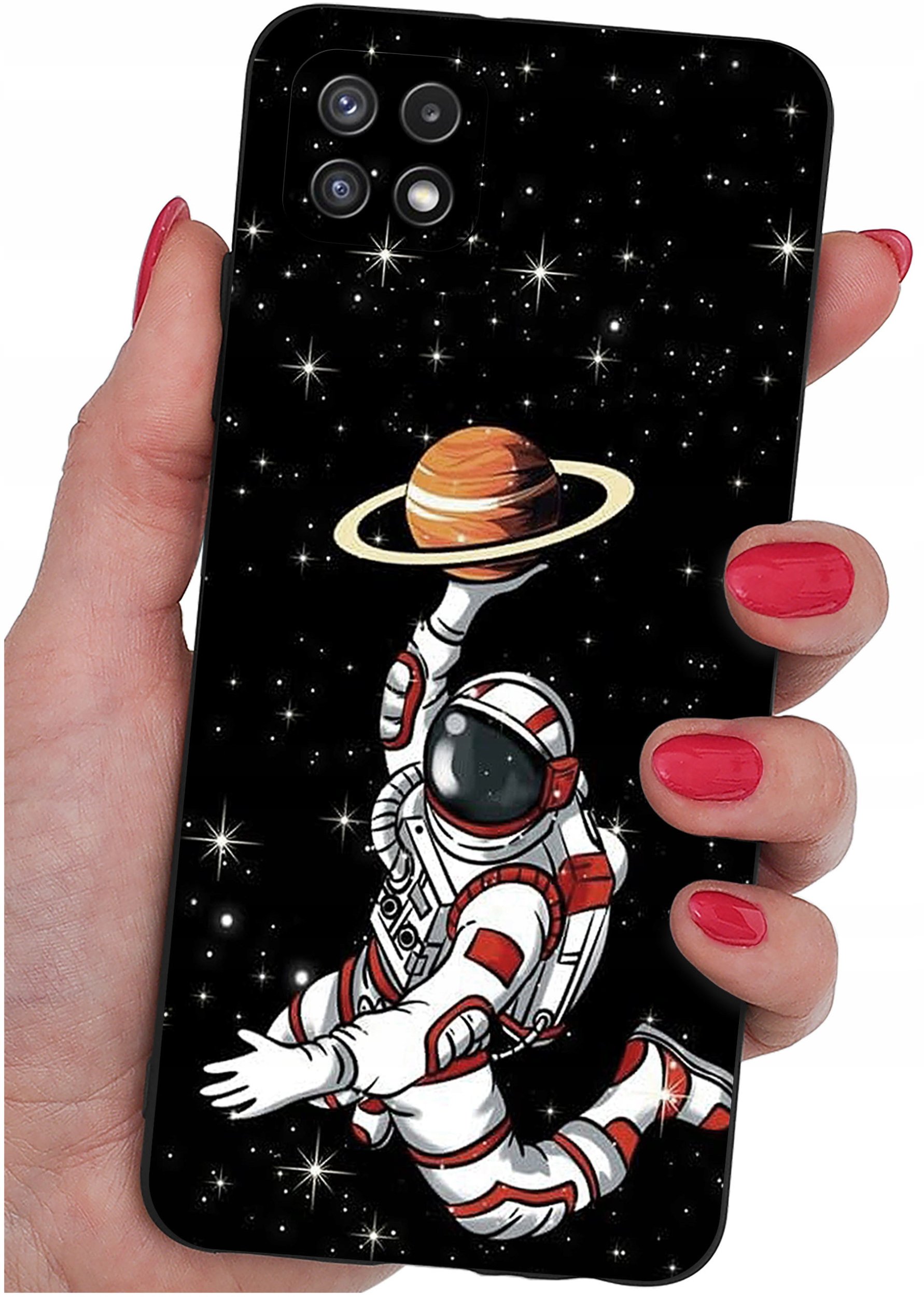 Etui do Samsung A22 5G WZORY |SILIKONOWE MATT CASE + SZKŁO 9H