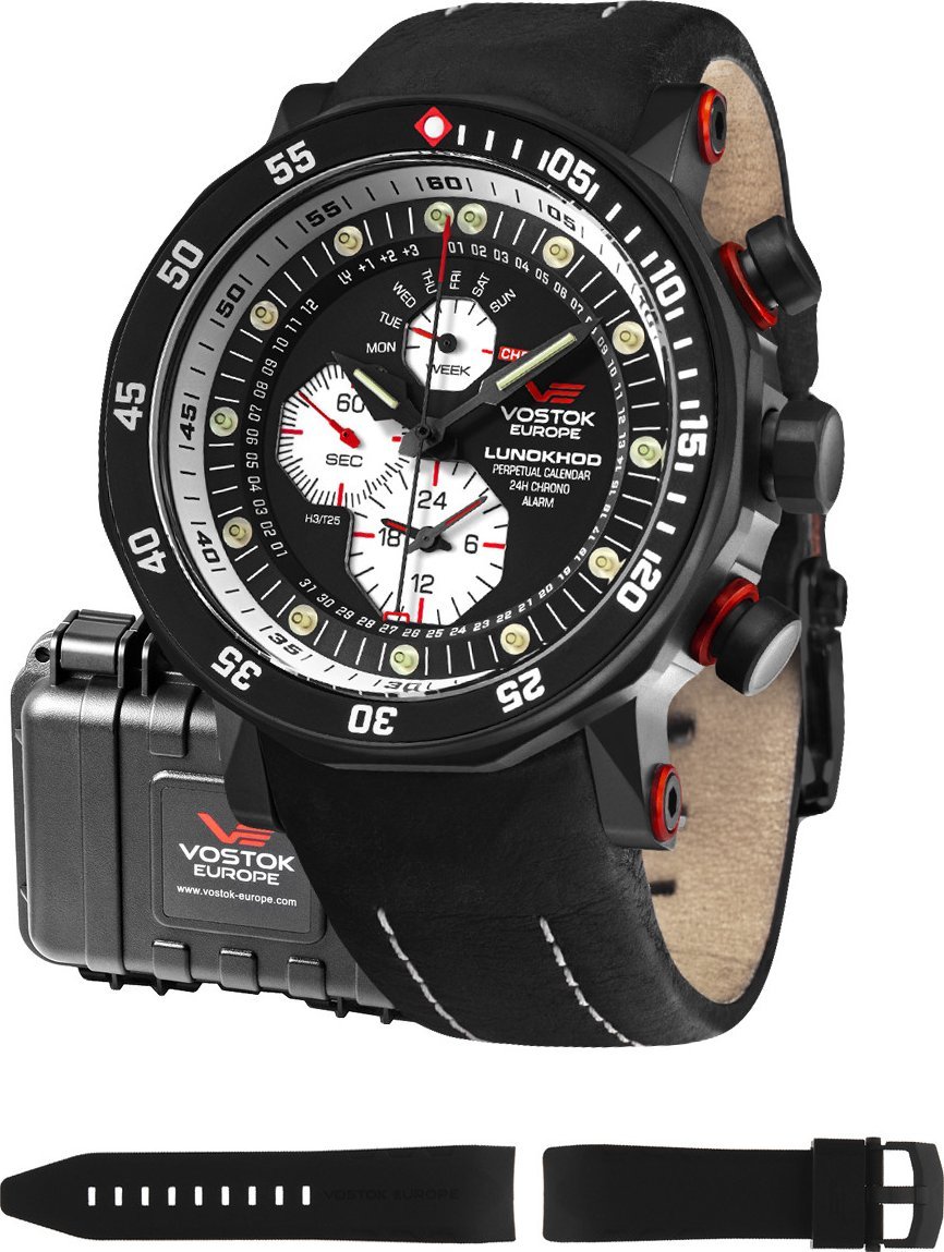 Zegarek Vostok Europe Zegarek męski Vostok Europe YM86-620C635 czarny