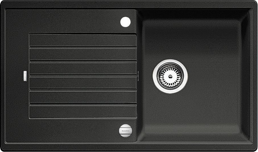 Zlewozmywak Blanco Zia 5 S Silgranit antracyt z korkiem automatycznym (520502)