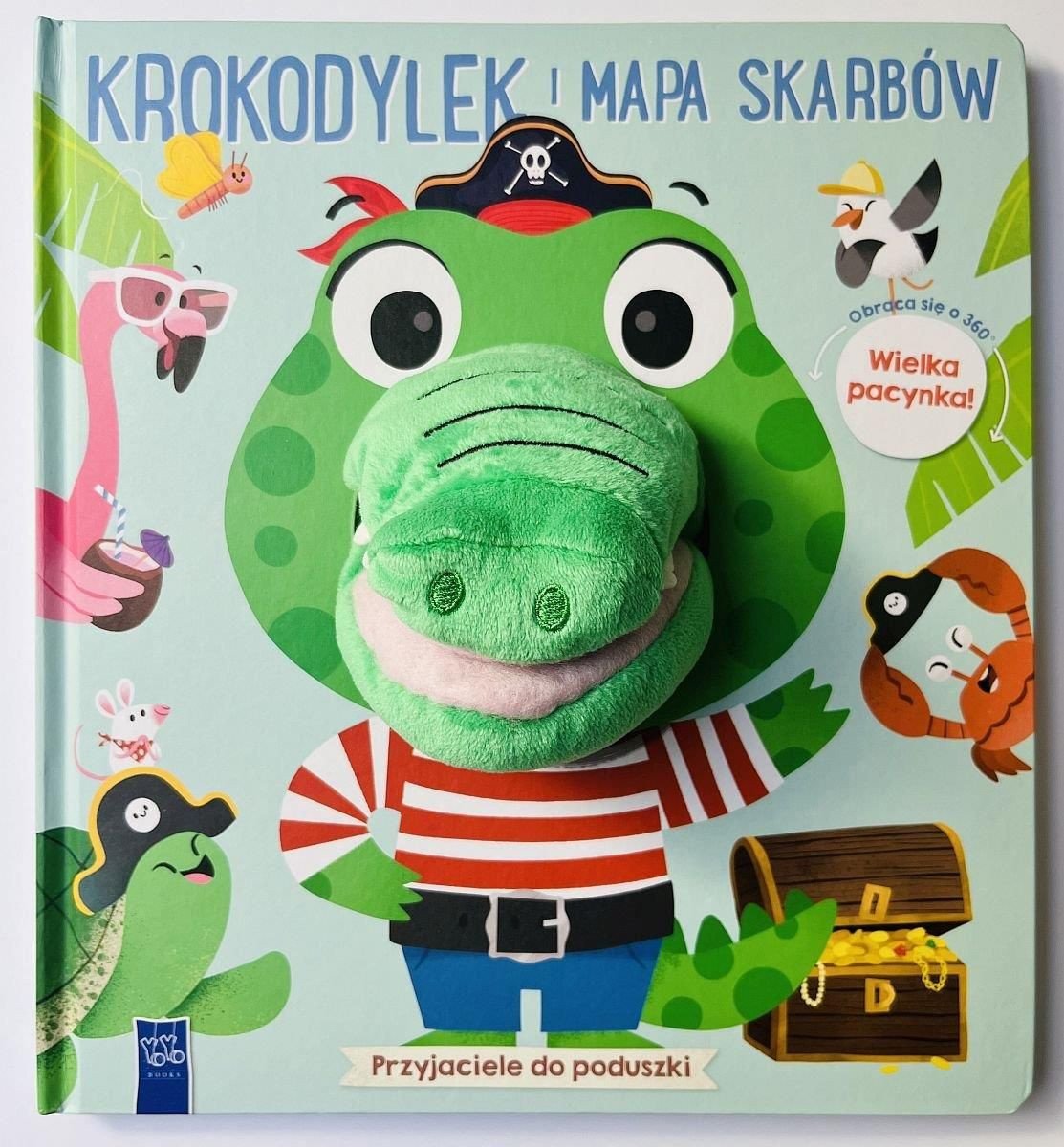 Przyjaciele do poduszki. Krokodylek i mapa skarbów