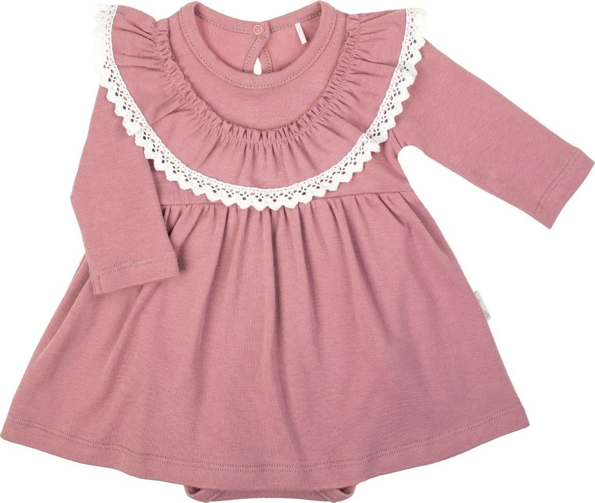 NICOL Sukienko-body dla dziewczynki z długim rękawem niemowlęce Nicol Emily 80