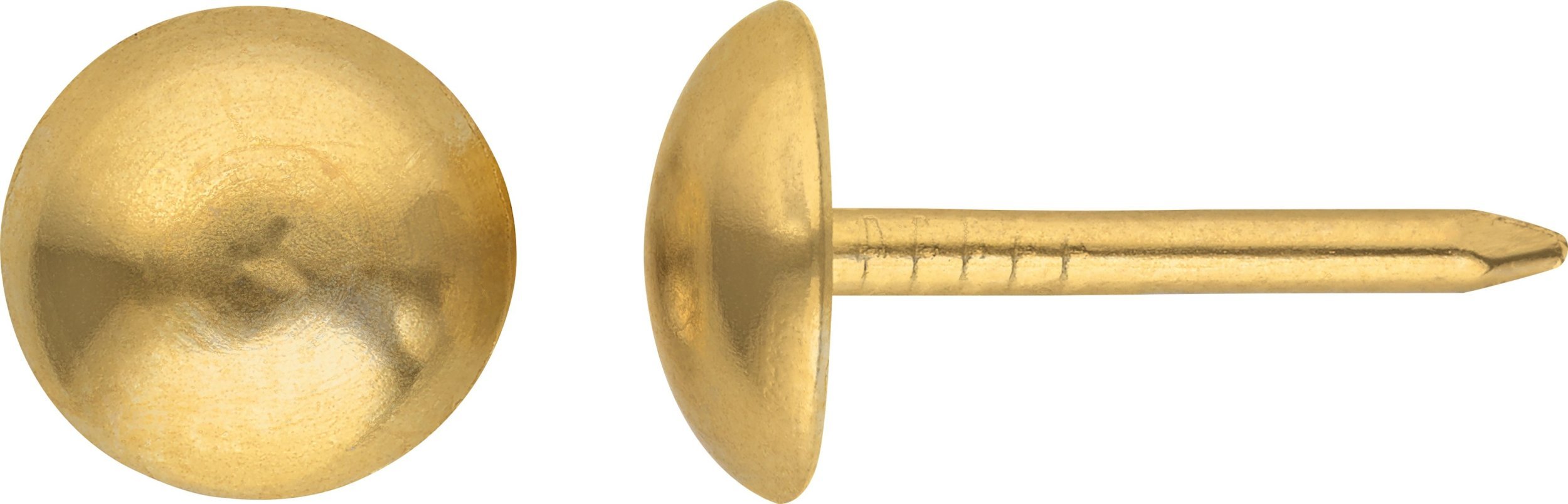 UPHOLSTERY NAIL 10 BRASS PLATED/ 45PCS