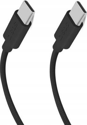 Kabel USB SBS USB-C - USB-C 1.5 m Czarny (TECABLETISSUETCCK)