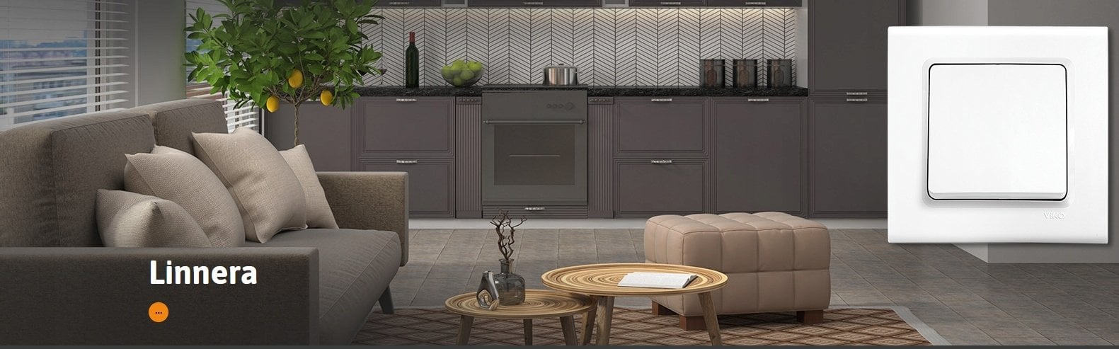 Linnera S Łącznik Świecznikowy Podświetlany, Kolor Biały / 90440050