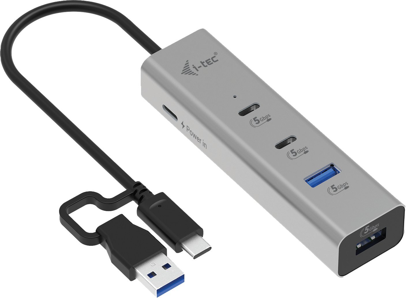 i-tec Universal Charging Metal HUB 2x USB-C + 2x USB-A Port, PD 85W
