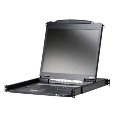 Konsola KVM ATEN CL3000N, 48 cm LCD, VGA, PS/2-USB, port USB, wyświetlacz LED HG, układ US