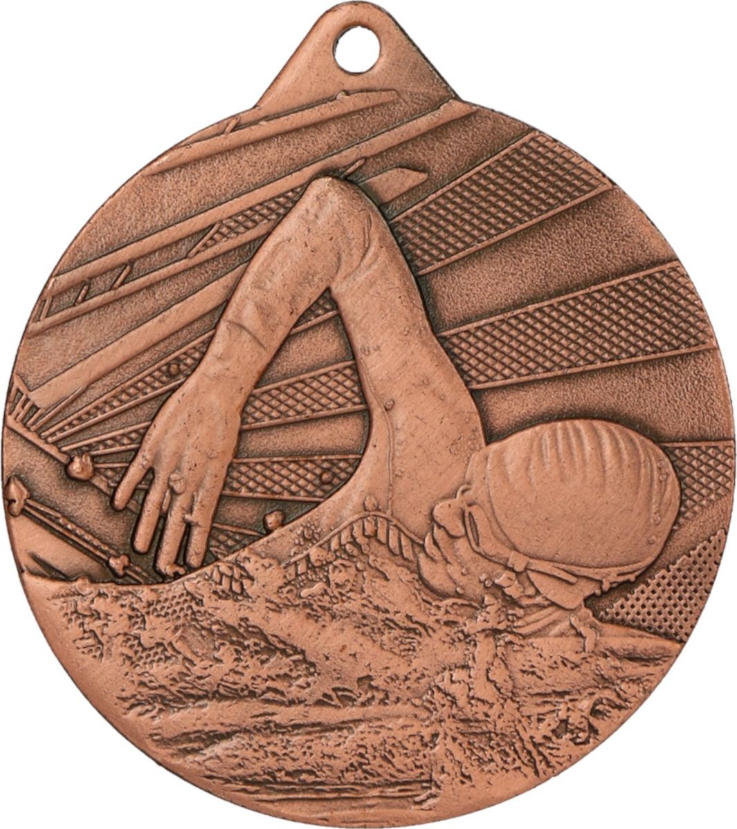 Tryumf Medal 50mm stalowy brązowy - pływanie ME003/B