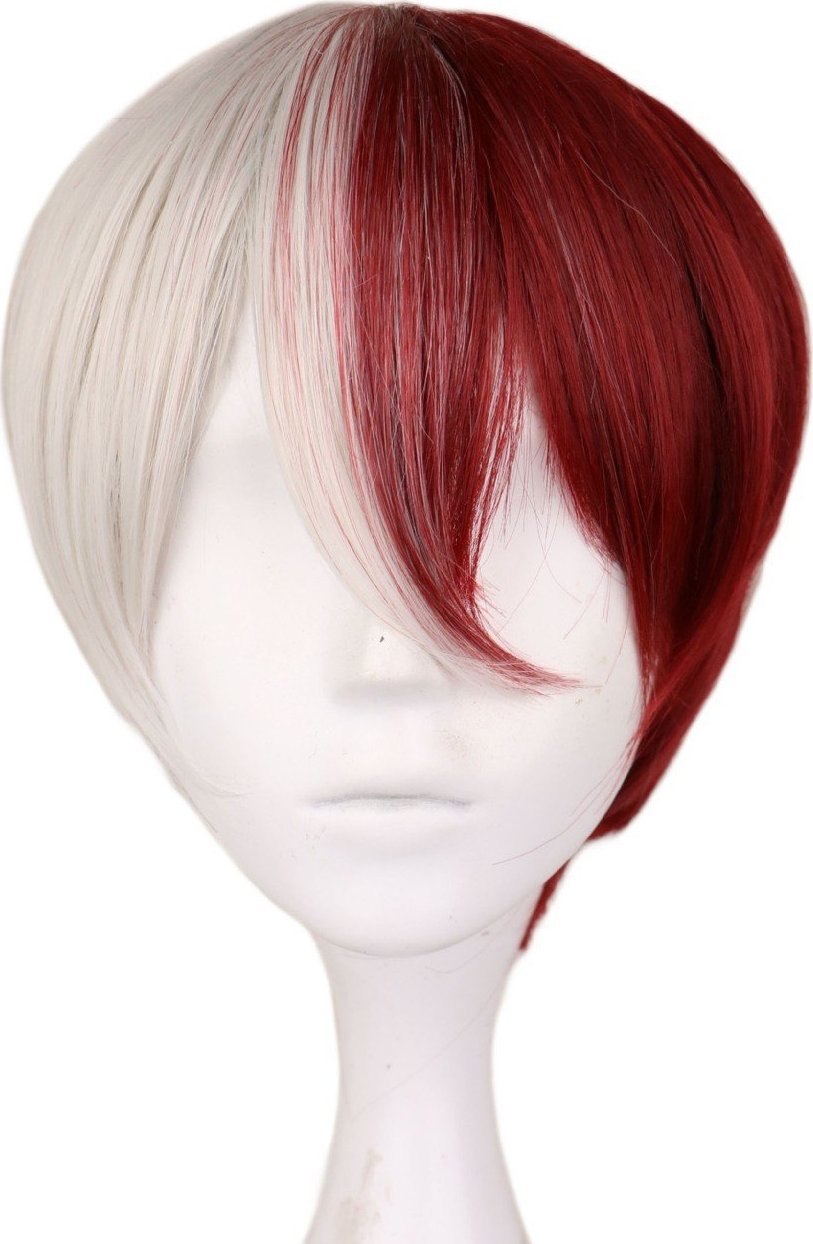 Korbi PERUKA SHOTO TODOROKI Anime My Hero Academia W52