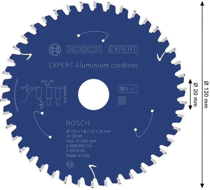 TARCZA PILARSKA EX AL H 120x20-42
