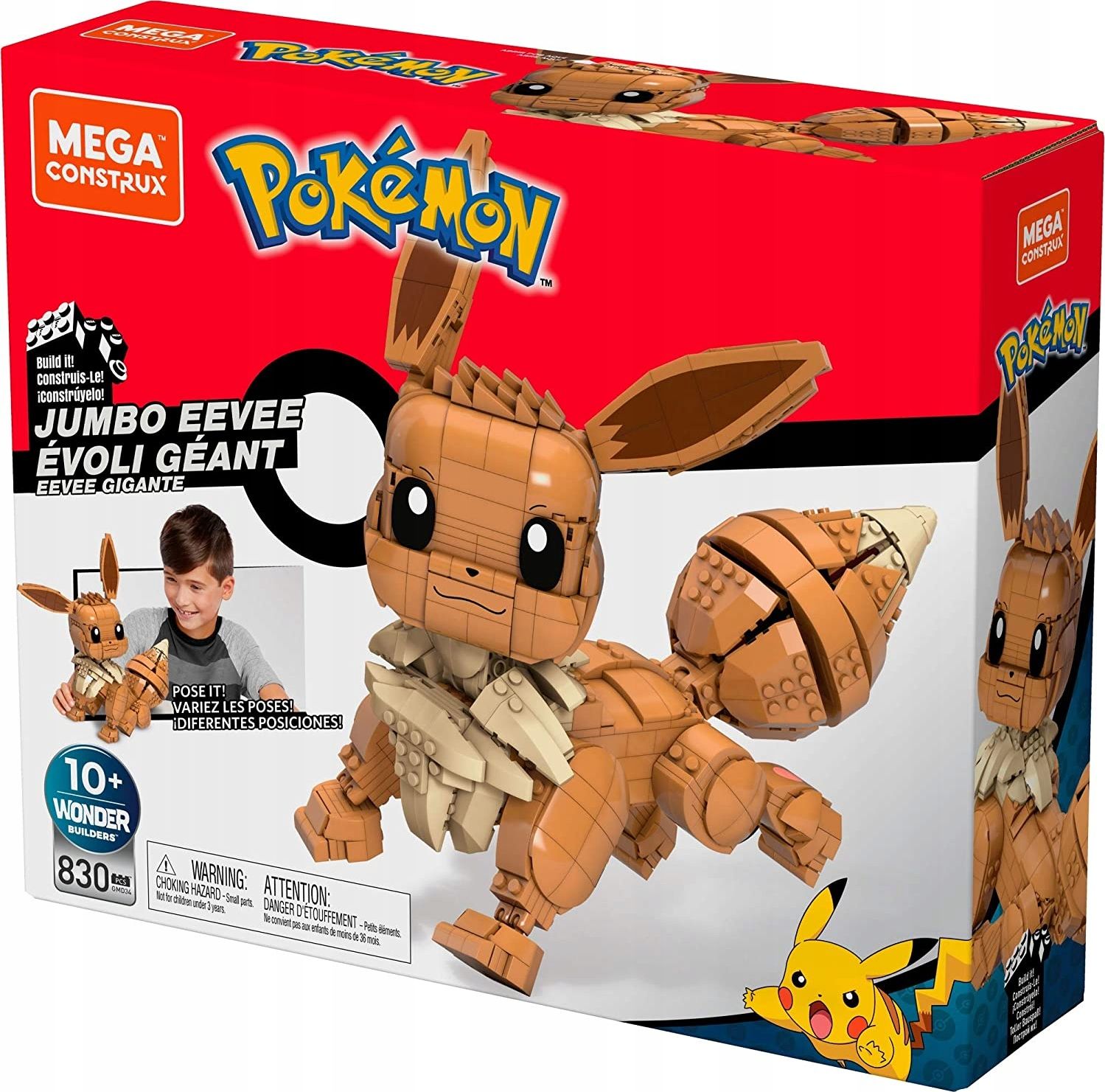 Mattel Pokémon Jumbo Eevee (GMD34)