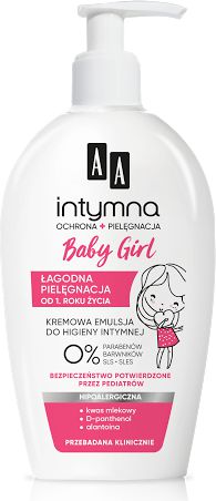 Oceanic AA Intymna Kremowa Emulsja do higieny intymnej Baby Girl 300ml