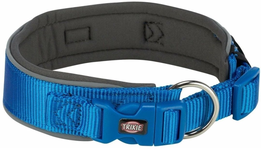 Obroża dla psa Trixie Premium Grafit Kobaltowy L/XL 53-62 cm