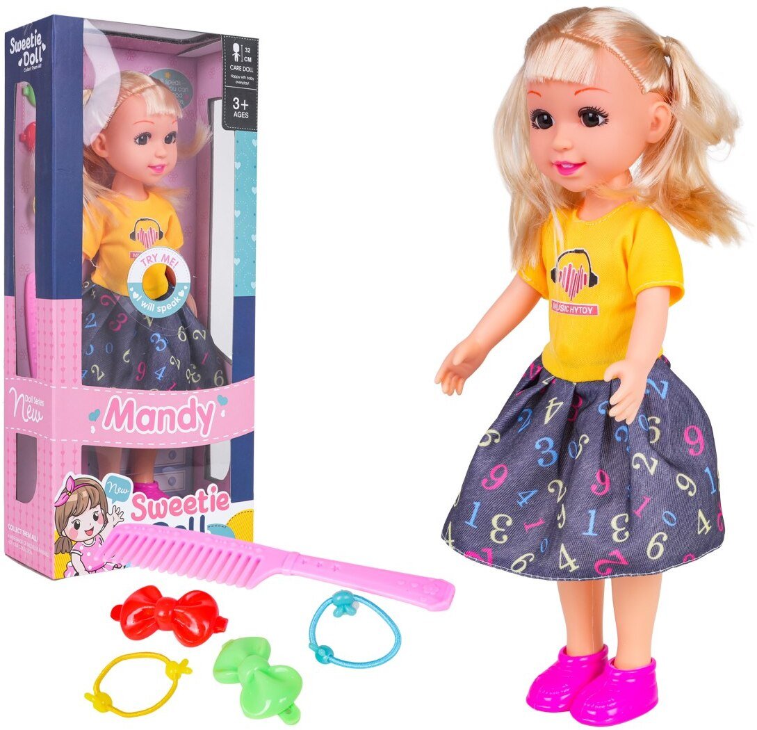 Lalka Mandy + Akcesoria